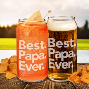 Best. Papa. Ever. Etched on Glass
