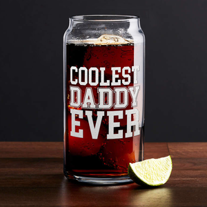 Coolest Daddy Ever Etched on Glass