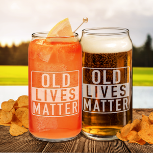 Old Lives Matter Glass