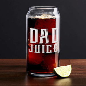Dad Juice Glass