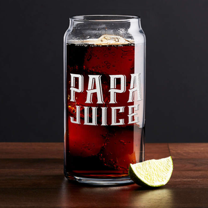 Papa Juice Glass