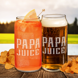 Papa Juice Glass