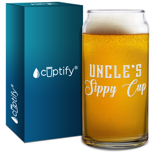 Uncle's Sippy Cup Glass