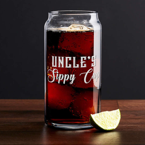 Uncle's Sippy Cup Glass