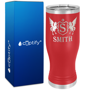 Personalized Pegasus Engraved on 20oz Pilsner
