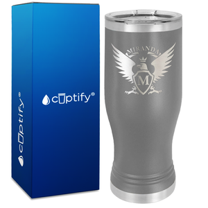 Personalized Eagle Engraved on 20oz Pilsner