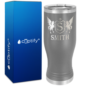 Personalized Pegasus Engraved on 20oz Pilsner