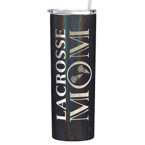 Lacrosse Mom Laser Engraved on Stainless Steel Lacrosse Tumbler