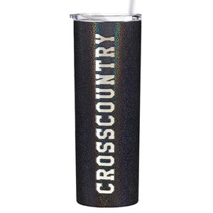 Cross Country Laser Engraved on Stainless Steel Cross Country Tumbler