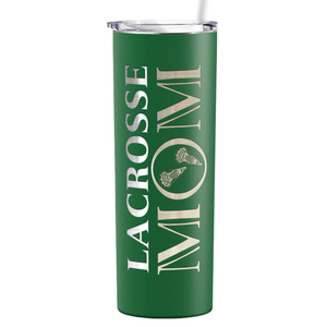 Lacrosse Mom Laser Engraved on Stainless Steel Lacrosse Tumbler