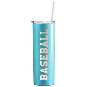 Baseball Laser Engraved on Stainless Steel Baseball Tumbler