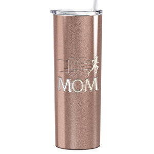 Cross Country Mom Laser Engraved on Stainless Steel Cross Country Tumbler