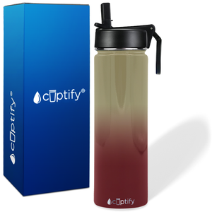 Florida Ombre 24oz Wide Mouth Water Bottle