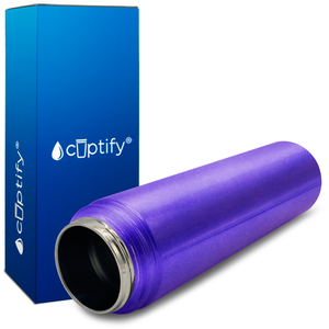 Purple Glitter 24oz Wide Mouth Water Bottle