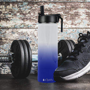 Indianapolis Ombre 24oz Wide Mouth Water Bottle
