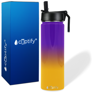 Minnesota Ombre 24oz Wide Mouth Water Bottle