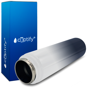 Snowy Mountains Ombre 24oz Wide Mouth Water Bottle