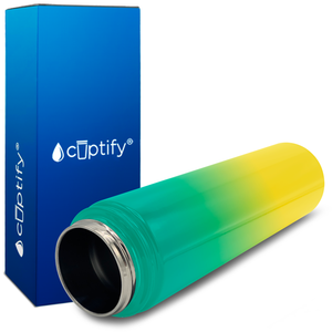 Tropical Ombre 24oz Wide Mouth Water Bottle