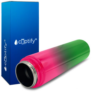 Watermelon Ombre 24oz Wide Mouth Water Bottle