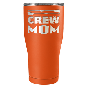 Crew Mom Laser Engraved on Stainless Steel Crew Tumbler