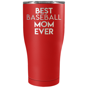 Best Baseball Mom Ever Laser Engraved on Stainless Steel Baseball Tumbler