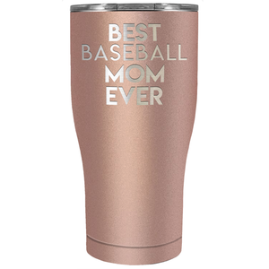 Best Baseball Mom Ever Laser Engraved on Stainless Steel Baseball Tumbler