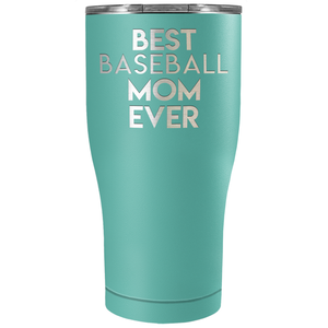 Best Baseball Mom Ever Laser Engraved on Stainless Steel Baseball Tumbler