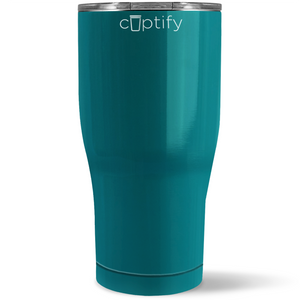 Cuptify 30 oz Curve Tumbler - Aqua Blue