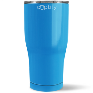 Cuptify 30 oz Curve Tumbler - Baby Blue