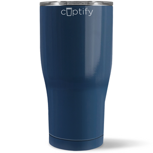 Cuptify 30 oz Curve Tumbler - Blue Gray