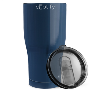 Cuptify 30 oz Curve Tumbler - Blue Gray