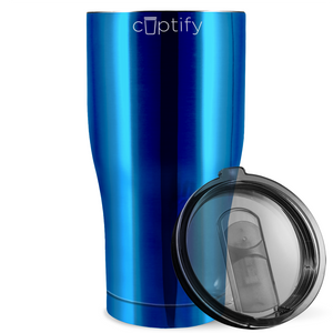 Cuptify 30 oz Curve Tumbler - Blue Candy