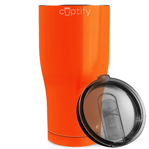 Cuptify 30 oz Curve Tumbler - Bright Orange