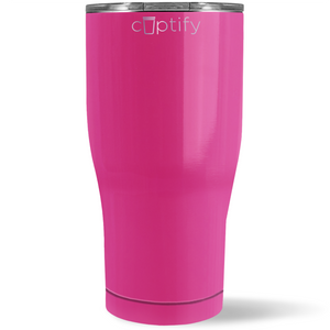 Cuptify 30 oz Curve Tumbler - Bright Pink Gloss