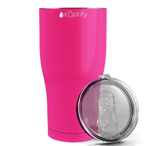 Pink Bright Gloss 27oz Curve Tumbler