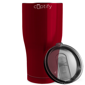 Cuptify 30 oz Curve Tumbler - Blood Red