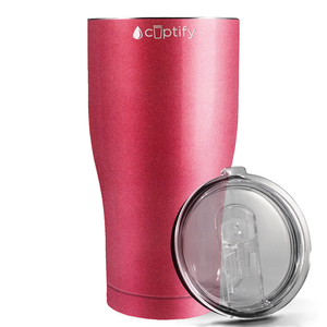 Red Glitter 27oz Curve Tumbler