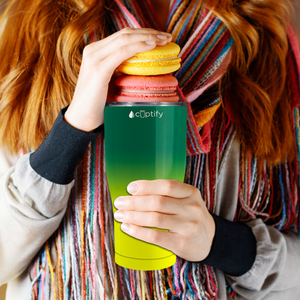 Green Yellow Ombre 27oz Curve Tumbler