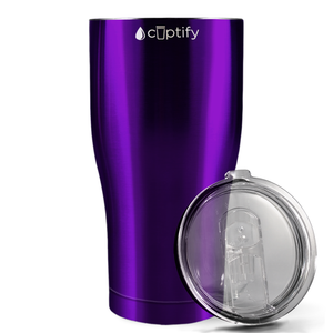 Purple Translucent 27oz Curve Tumbler