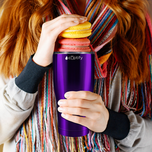 Purple Translucent 27oz Curve Tumbler