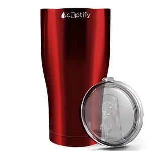 Red Translucent 27oz Curve Tumbler