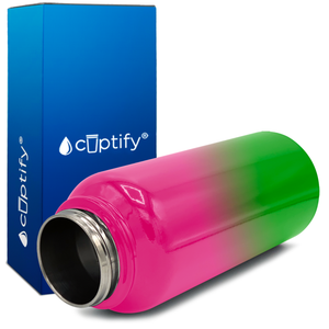 Watermelon Ombre 32oz Wide Mouth Water Bottle