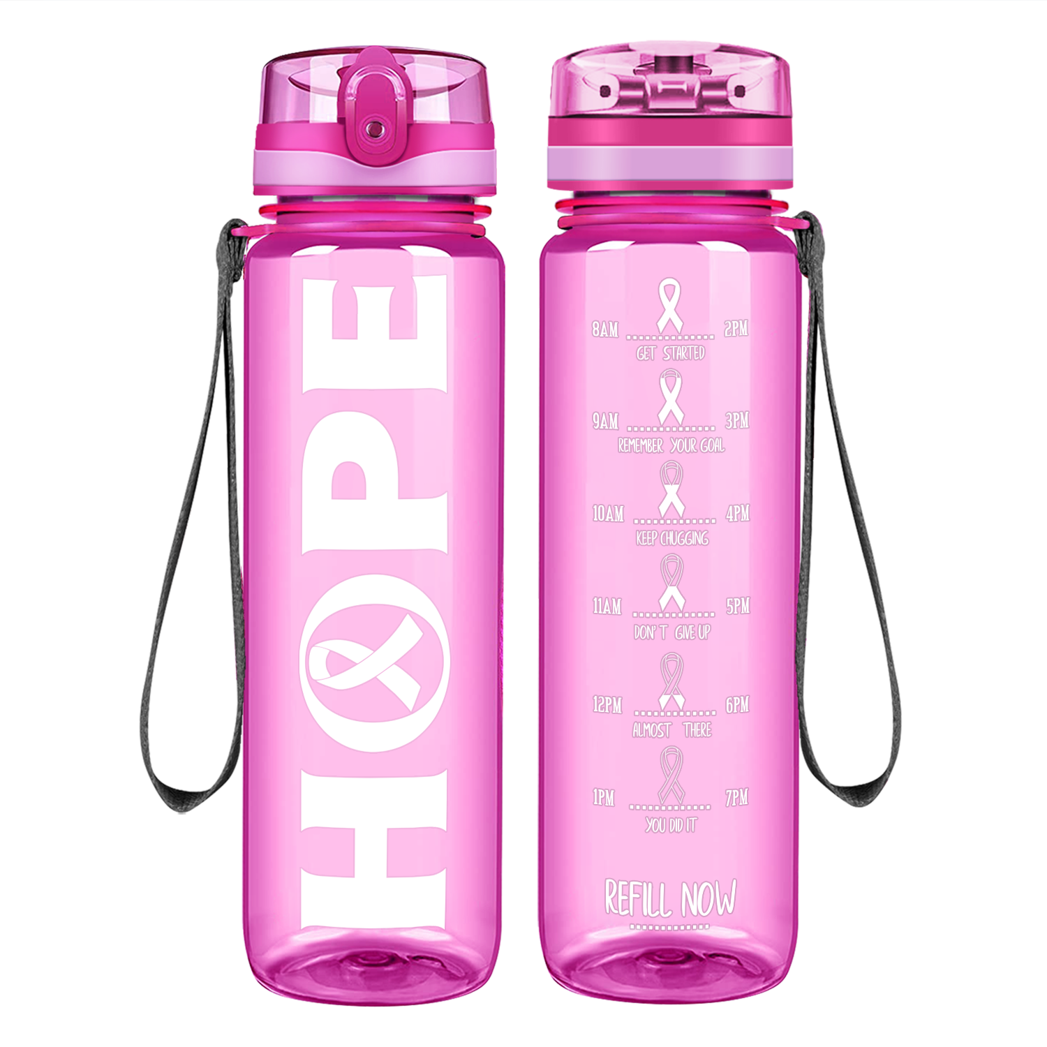 Hope Motivational Tracking Water Bottle