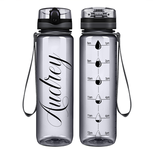 Cuptify Personalized Smoke Gloss Water Bottle