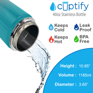 40oz Cotton Candy Ombre Wide Mouth Water Bottle With Straw Lid