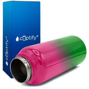 Watermelon Ombre 40oz Wide Mouth Water Bottle