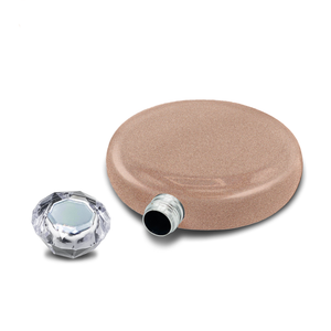 Rose Gold Glitter 5oz Jewel Liquor Flask