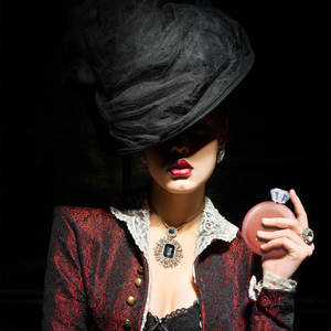 Rose Gold Glitter 5oz Jewel Liquor Flask