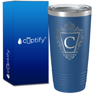 Personalized Classic Crest on 20oz Tumbler