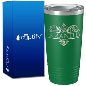 Personalized Vestige Design on 20oz Tumbler
